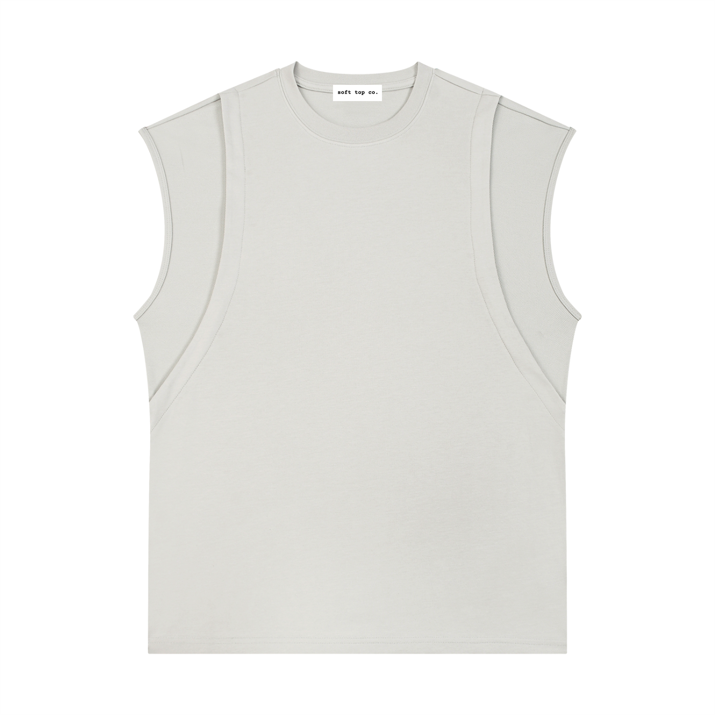 STC. Panel Sleeveless Tee