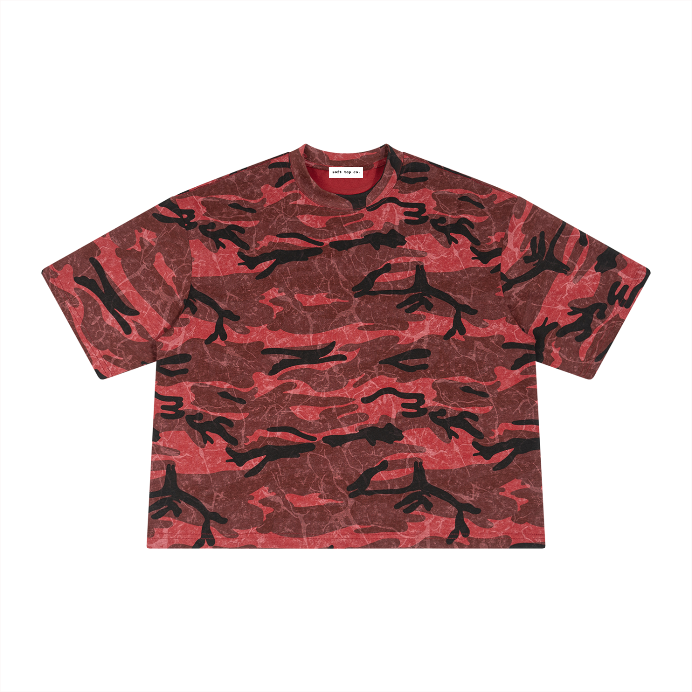 STC. Camo Boxy Tee
