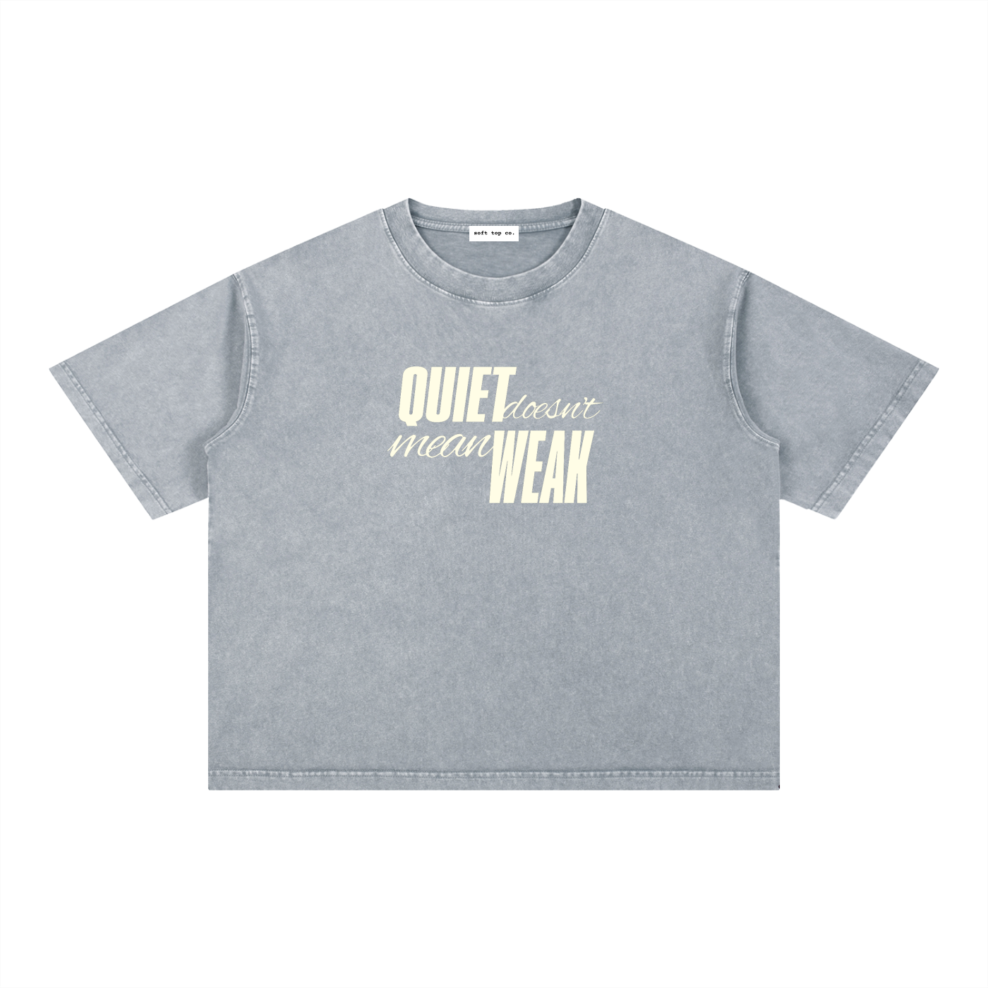 Snow-Washed Boxy Graphic Tee