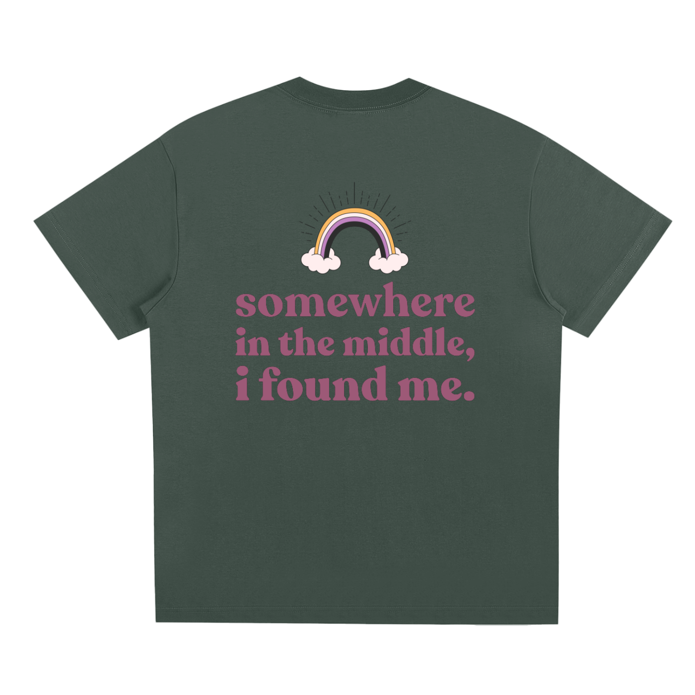 Somewhere in the Middle Tee – Unisex Statement T-Shirt