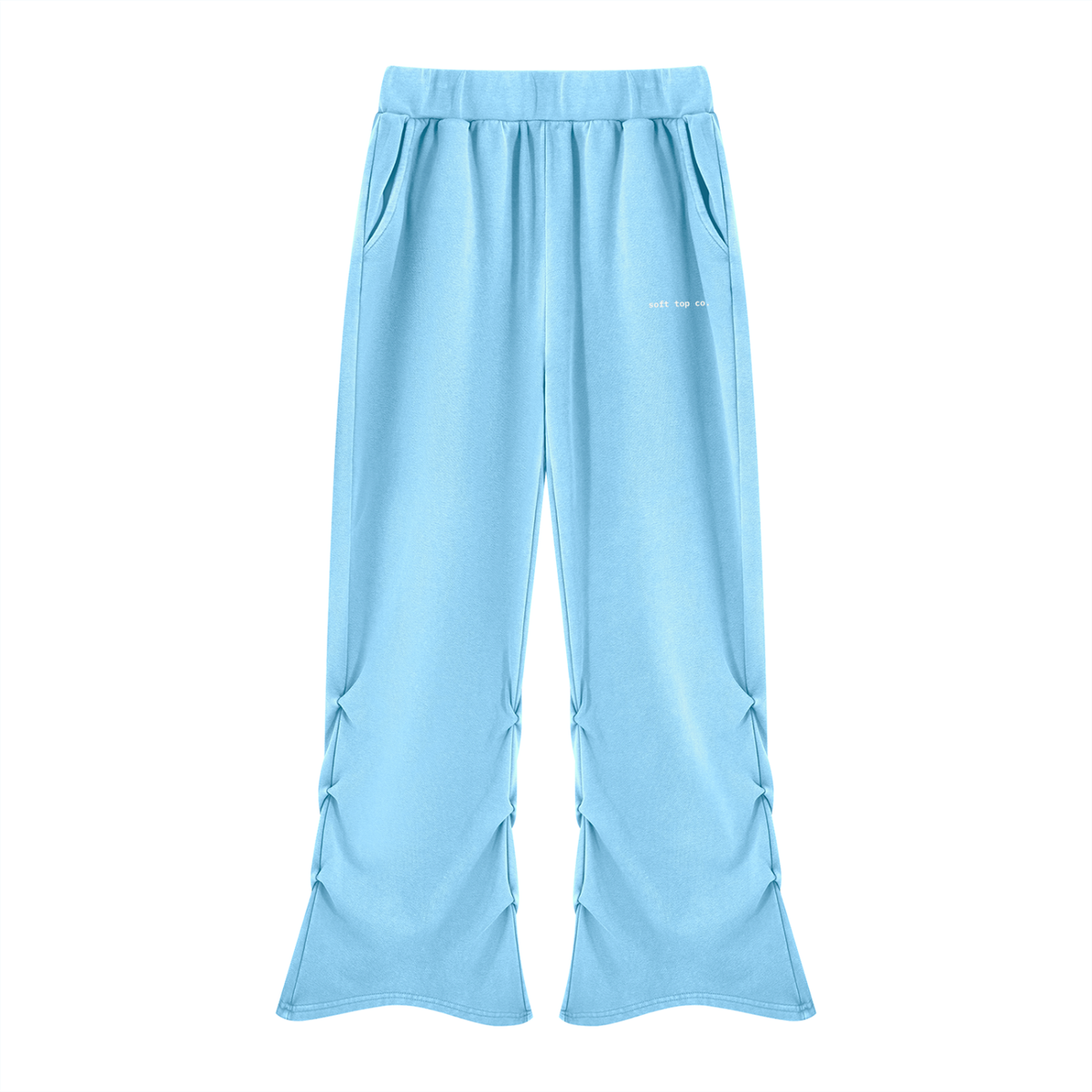 Soft Top Co. Ruched Flare Sweats
