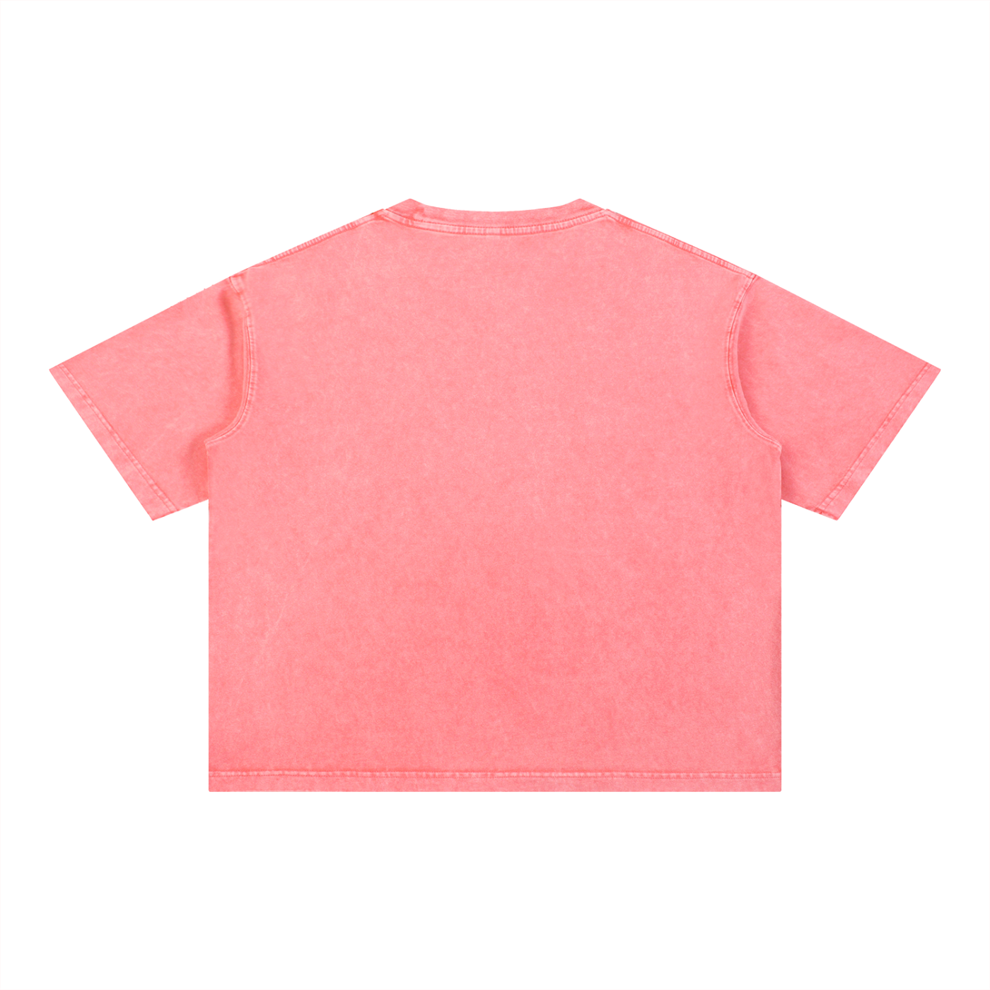 Snow-Washed Boxy Cotton Tee