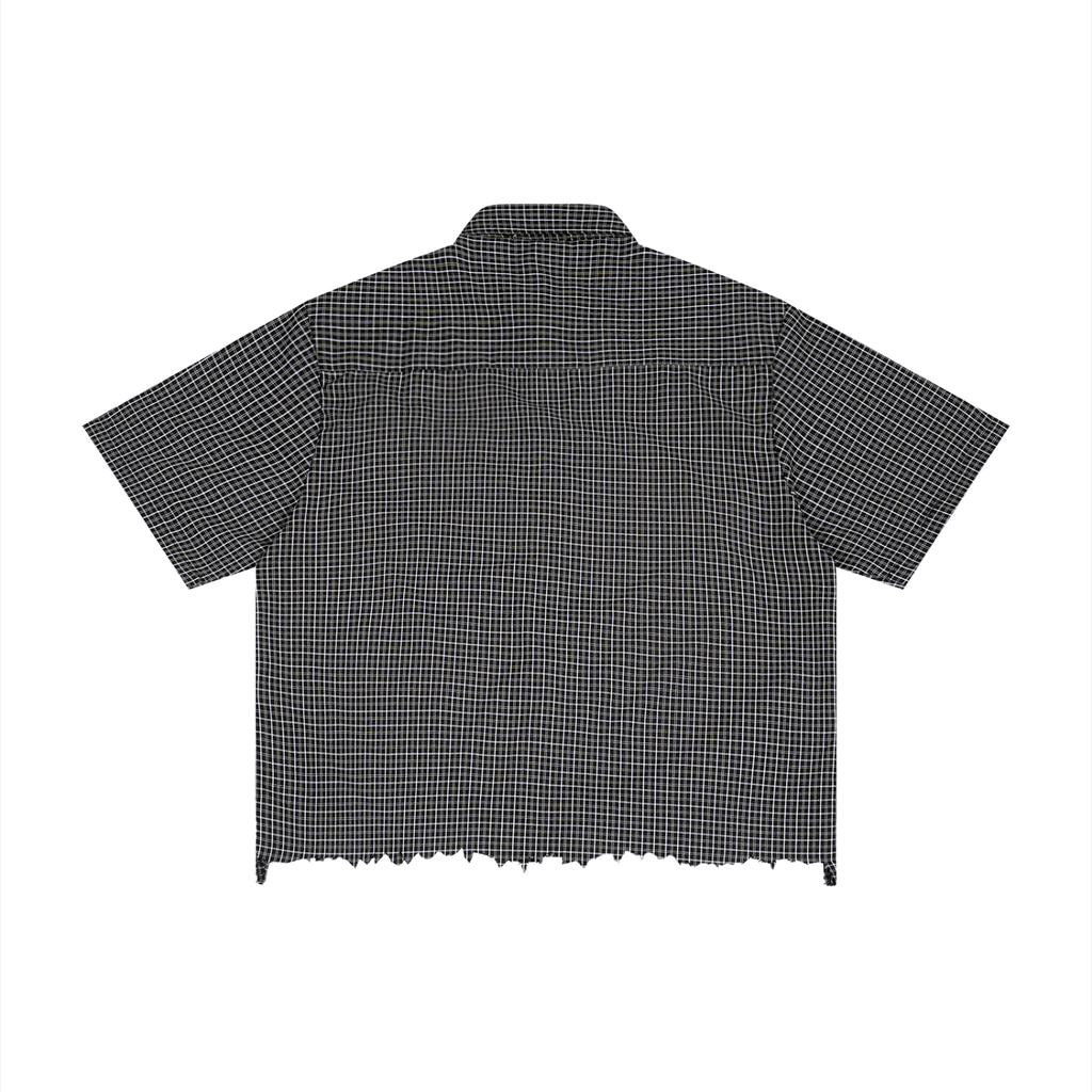 STC. Distressed Plaid Box Shirt