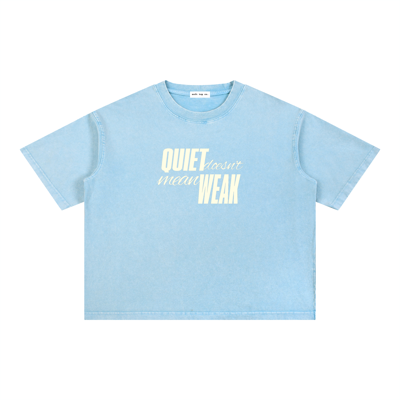 Snow-Washed Boxy Graphic Tee