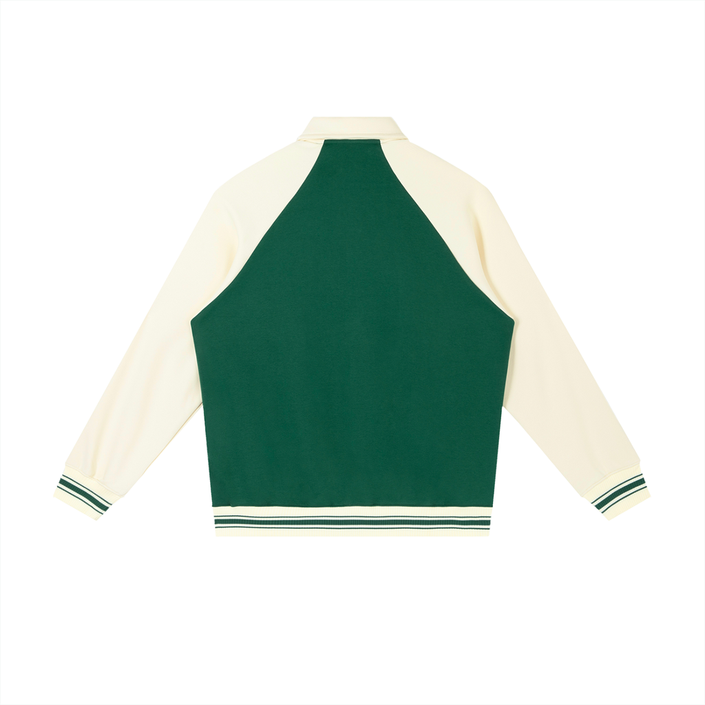 STC. Contrast Raglan Varsity Jacket