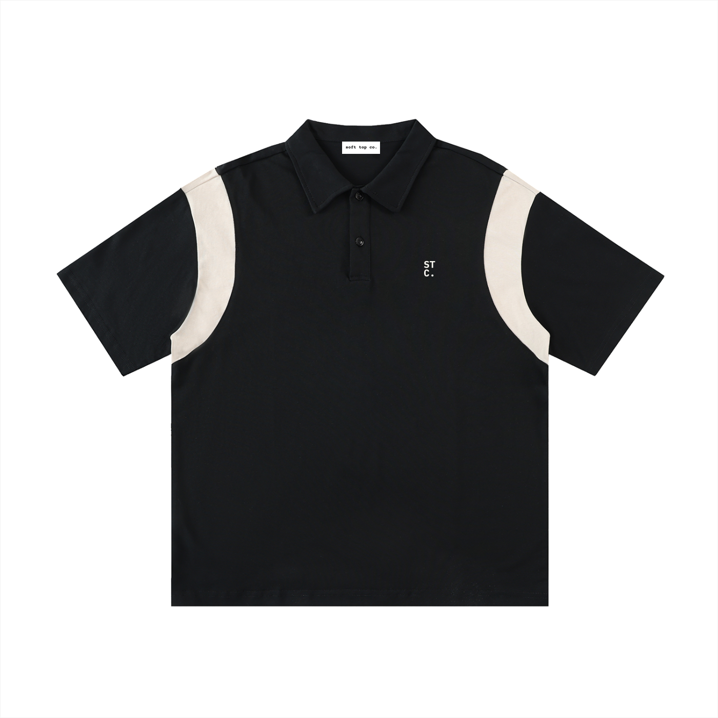 STC. Contrast Panel Polo