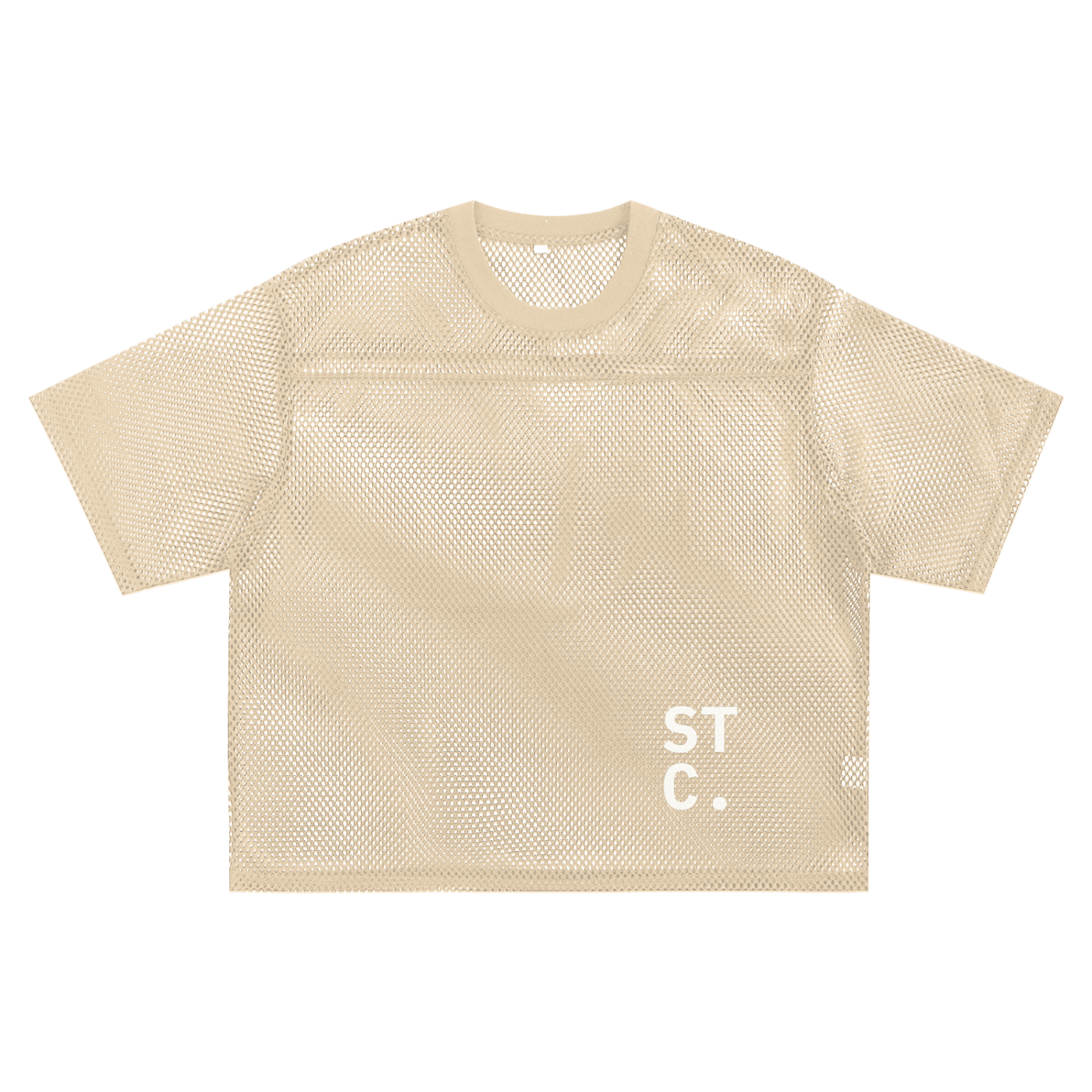 STC. Boxy Mesh Overlay Tee