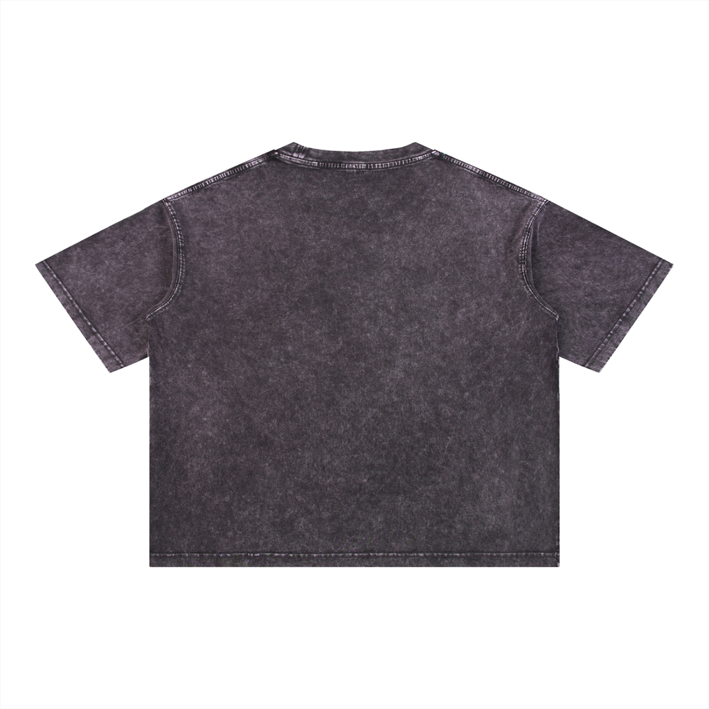 Soft Energy Club — Snow-Washed Boxy Graphic Tee