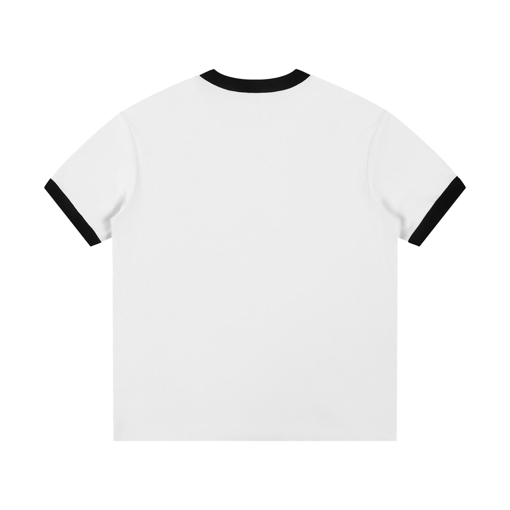 Well Behaved Ringer Tee — White