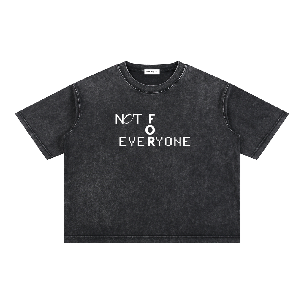 Snow-Washed Boxy Graphic Tee