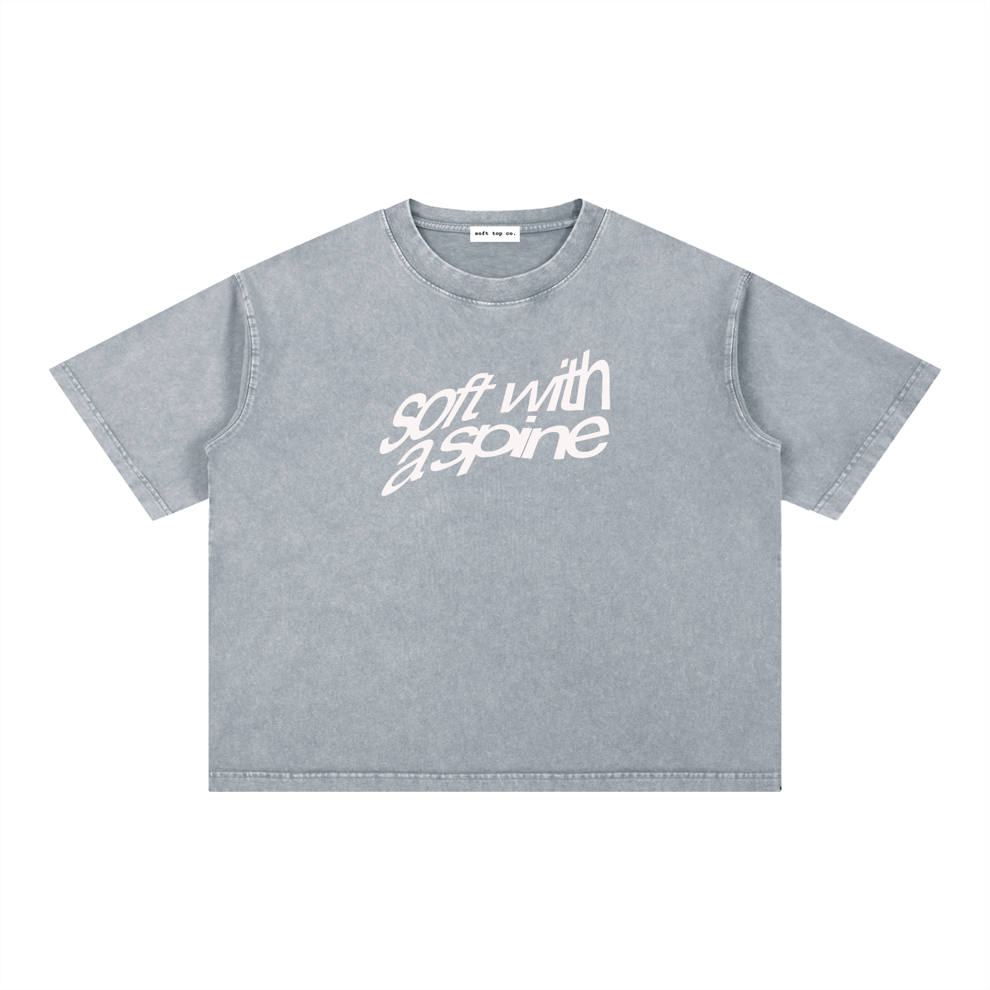 Snow-Washed Boxy Graphic Tee