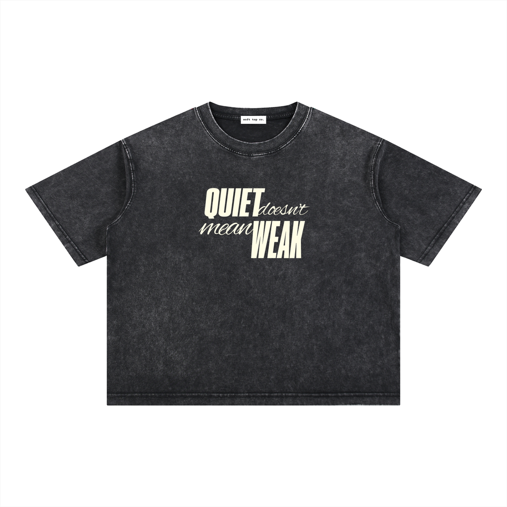 Snow-Washed Boxy Graphic Tee