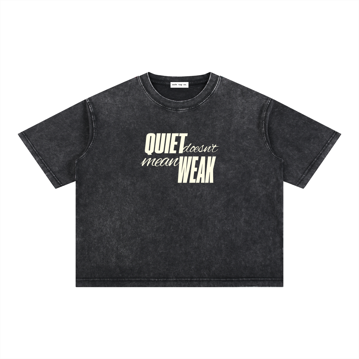 Snow-Washed Boxy Graphic Tee