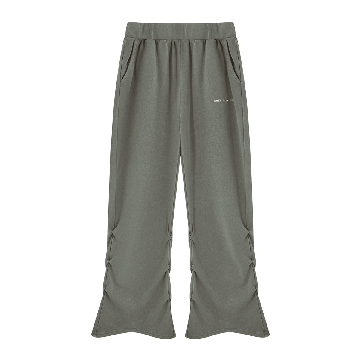 Soft Top Co. Ruched Flare Sweats