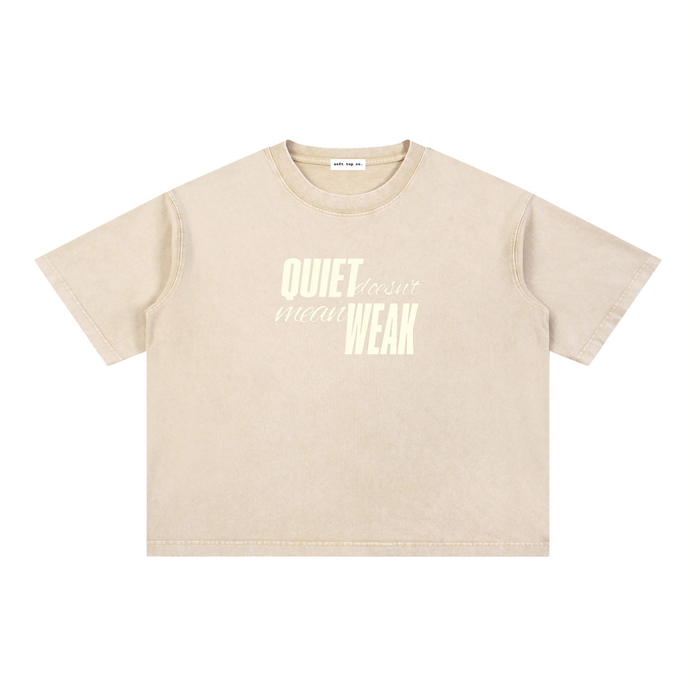 Snow-Washed Boxy Graphic Tee