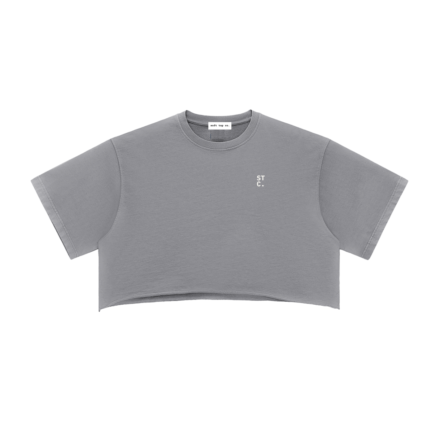 STC. Raw Edge Crop Top