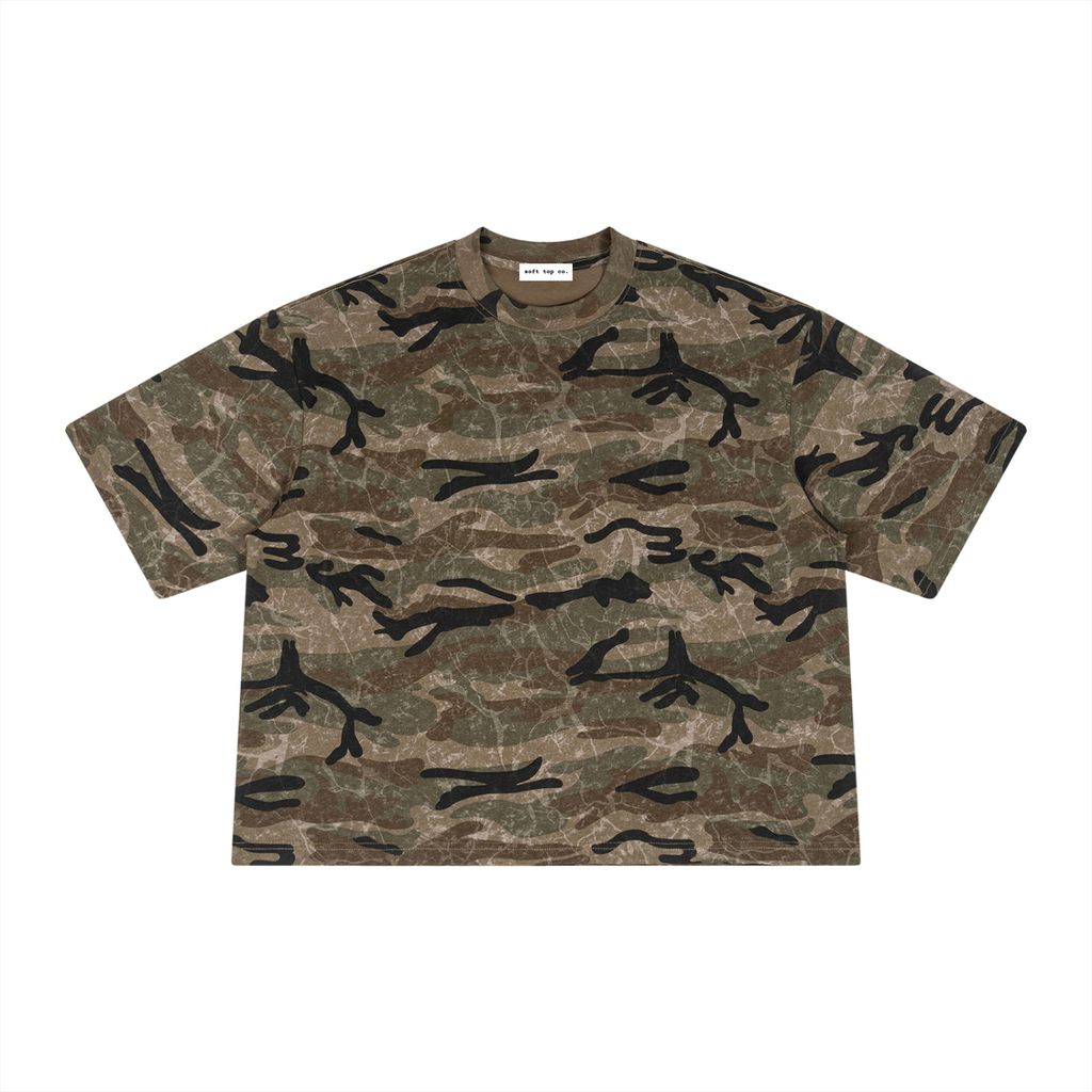 STC. Camo Boxy Tee
