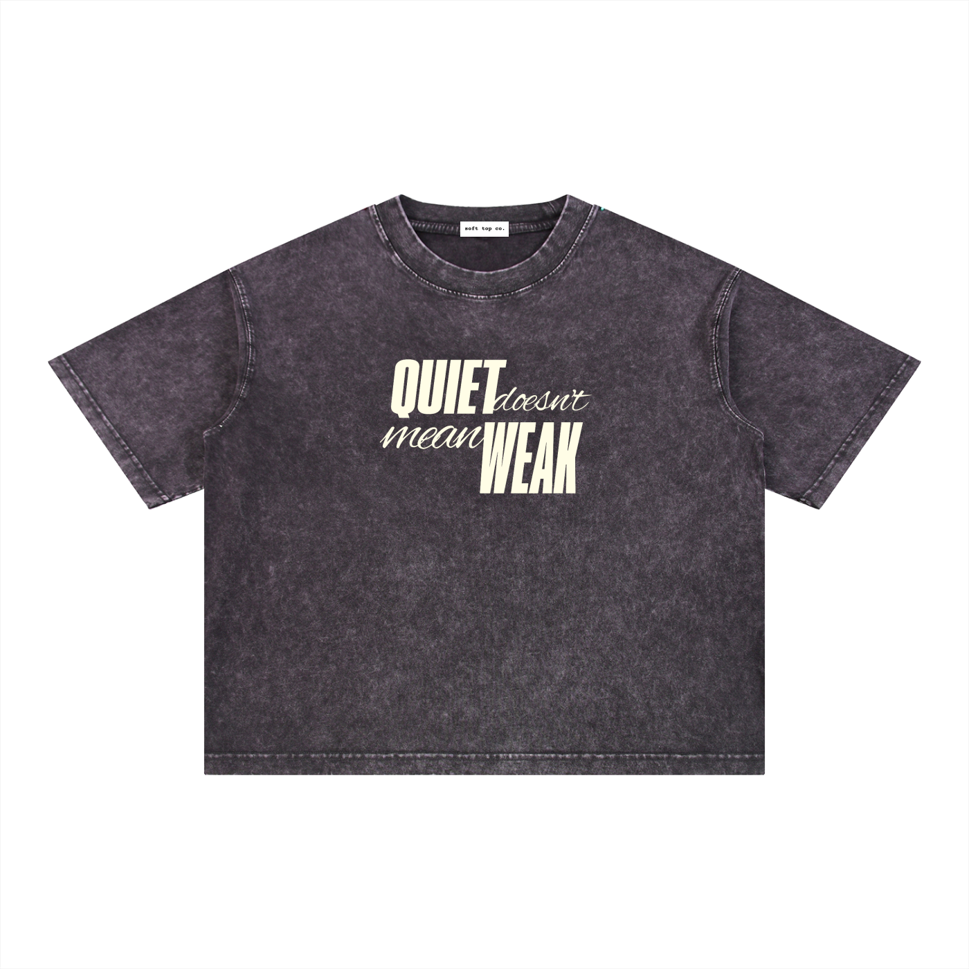 Snow-Washed Boxy Graphic Tee