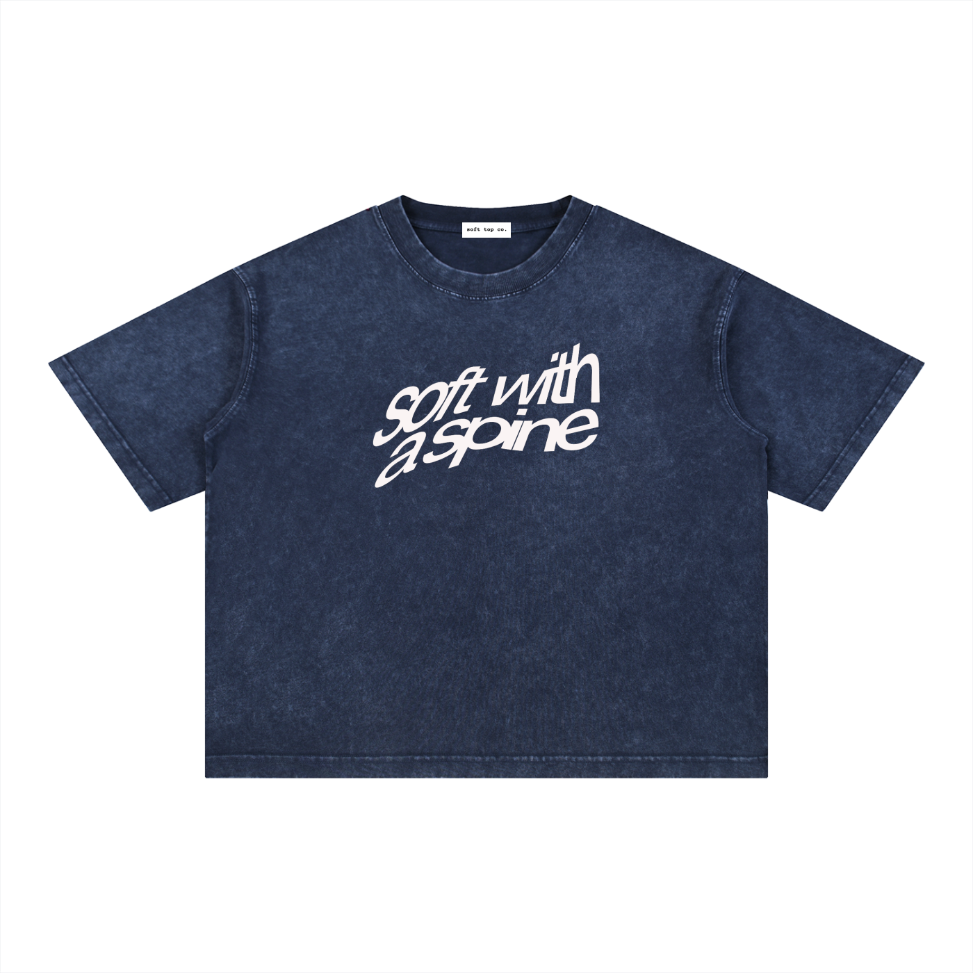 Snow-Washed Boxy Graphic Tee