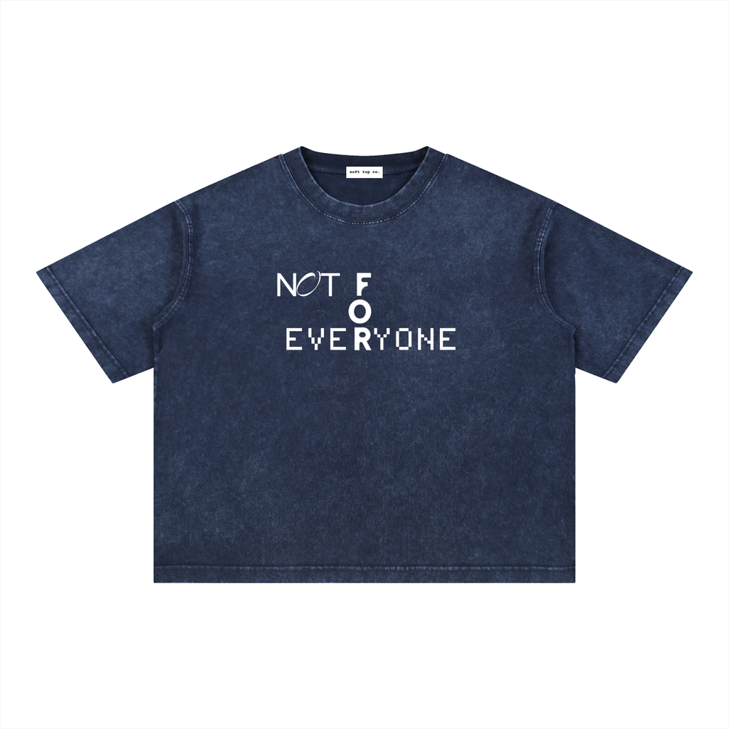 Snow-Washed Boxy Graphic Tee