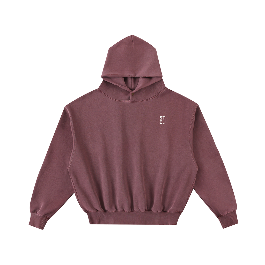 STC. Enzyme-Treated Fleece Hoodie