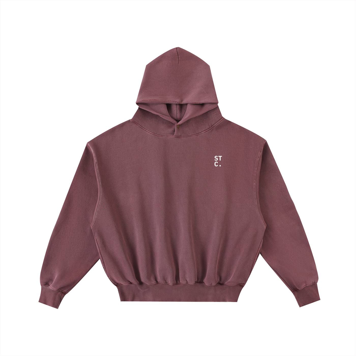 STC. Enzyme-Treated Fleece Hoodie