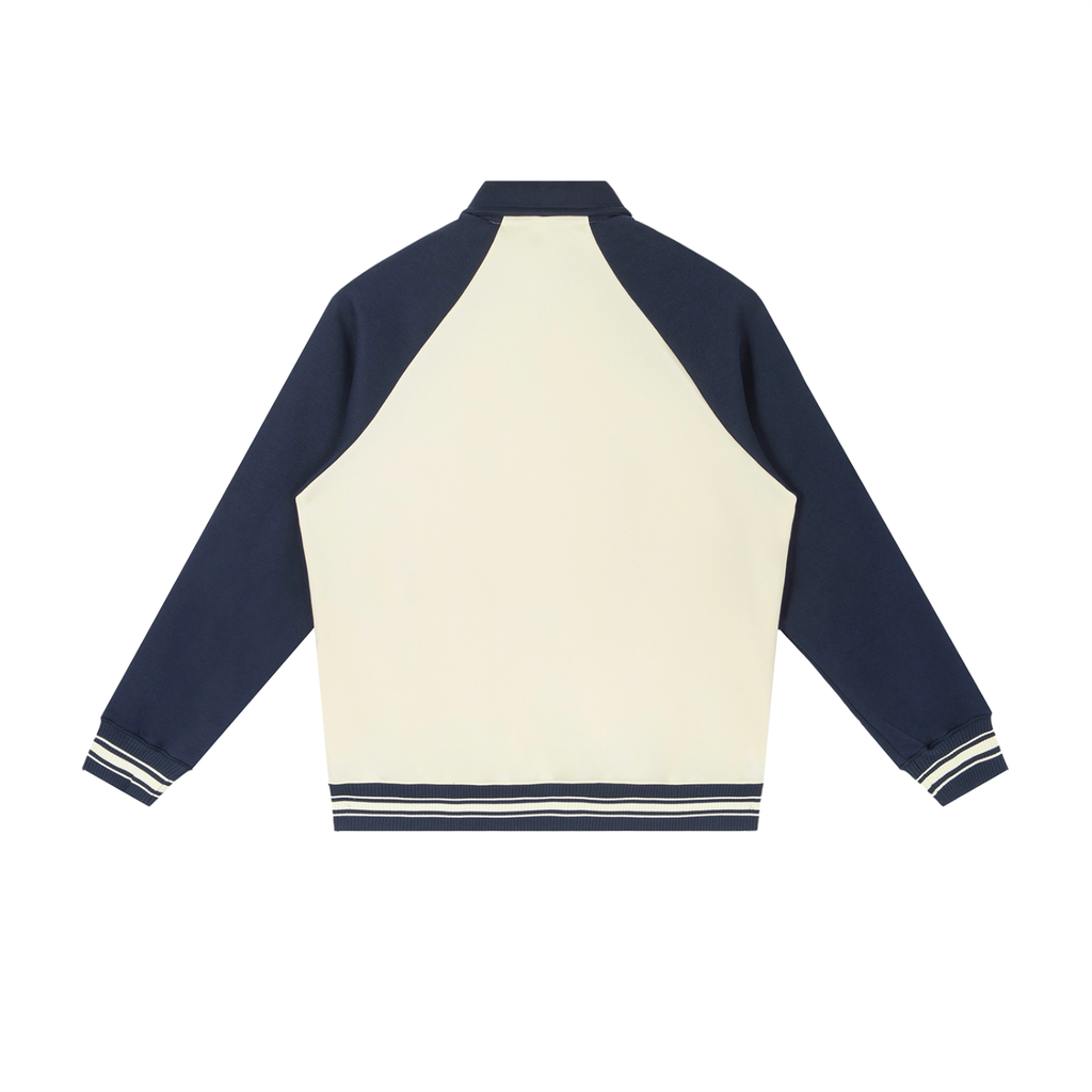 STC. Contrast Raglan Varsity Jacket