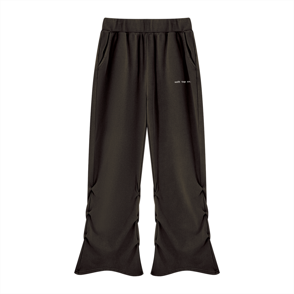 Soft Top Co. Ruched Flare Sweats