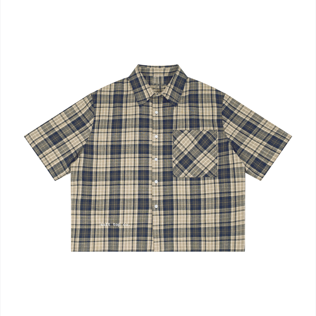 STC. Plaid Box Short Sleeve Shirt