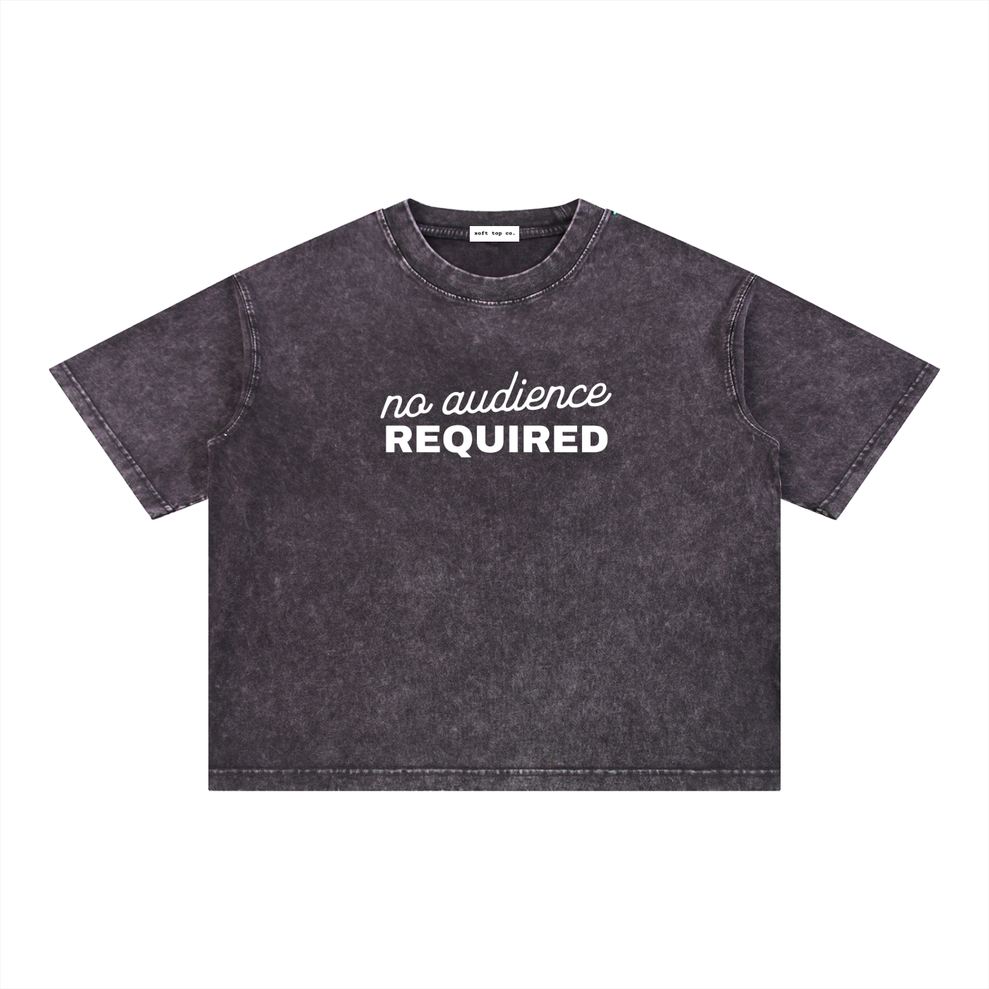 Snow-Washed Boxy Graphic Tee