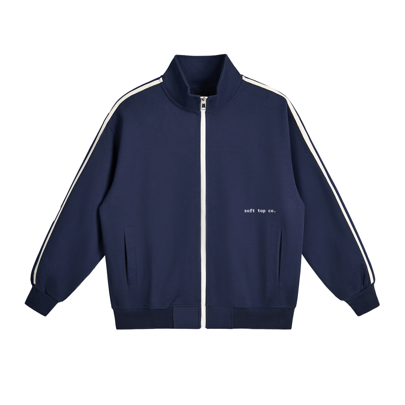 Soft Top Co. Contrast Track Zip Jacket