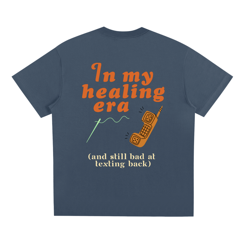 Healing Era Tee – Acid Wash Oversize T-Shirt