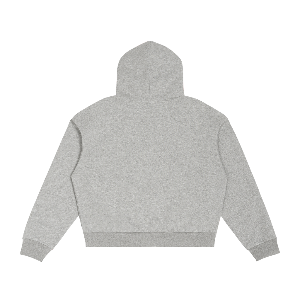 Soft Top Co. Plaid Accent Zip Hoodie