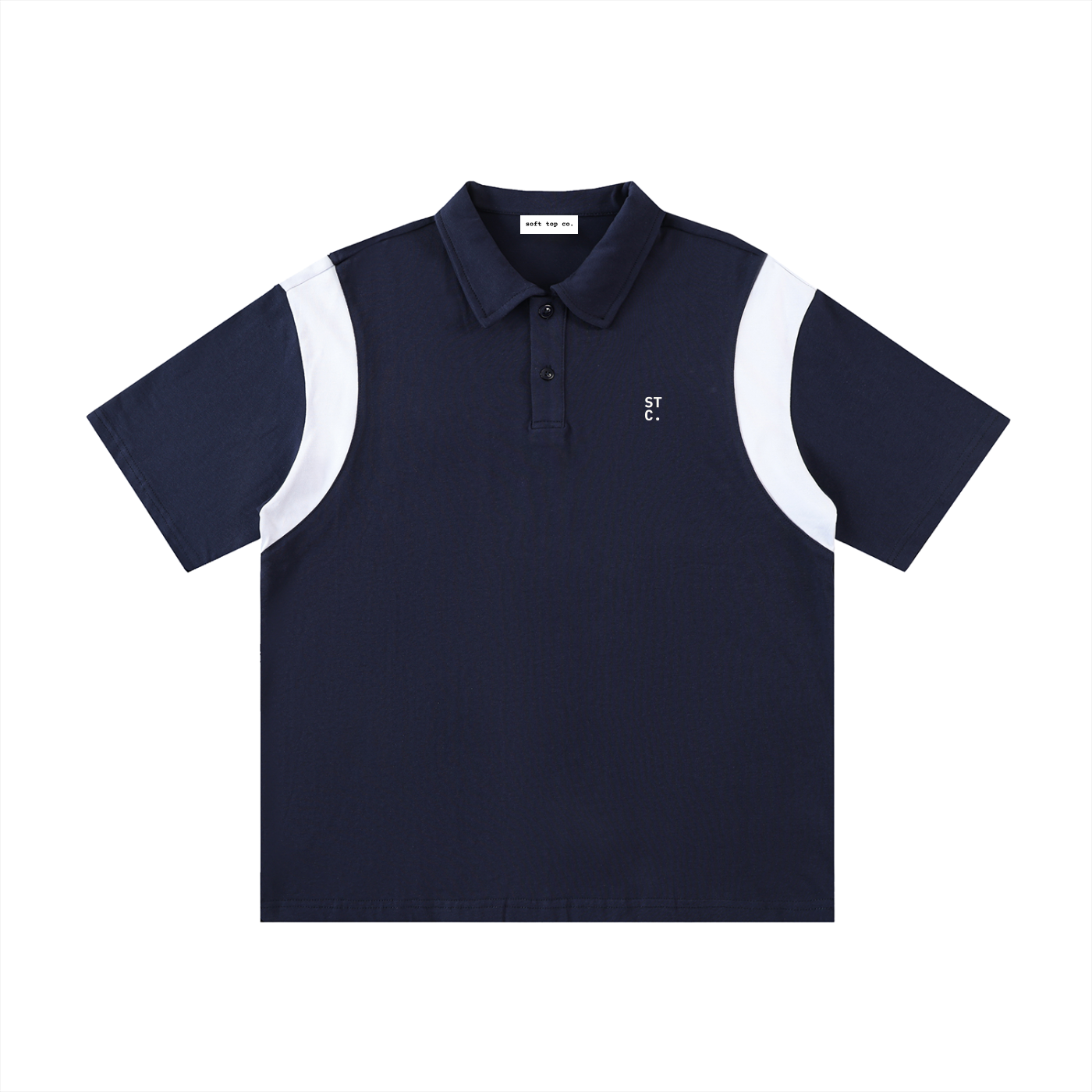 STC. Contrast Panel Polo