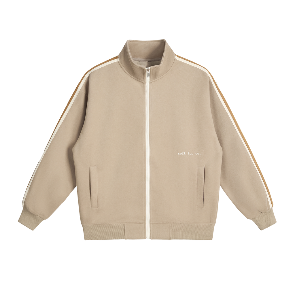 Soft Top Co. Contrast Track Zip Jacket