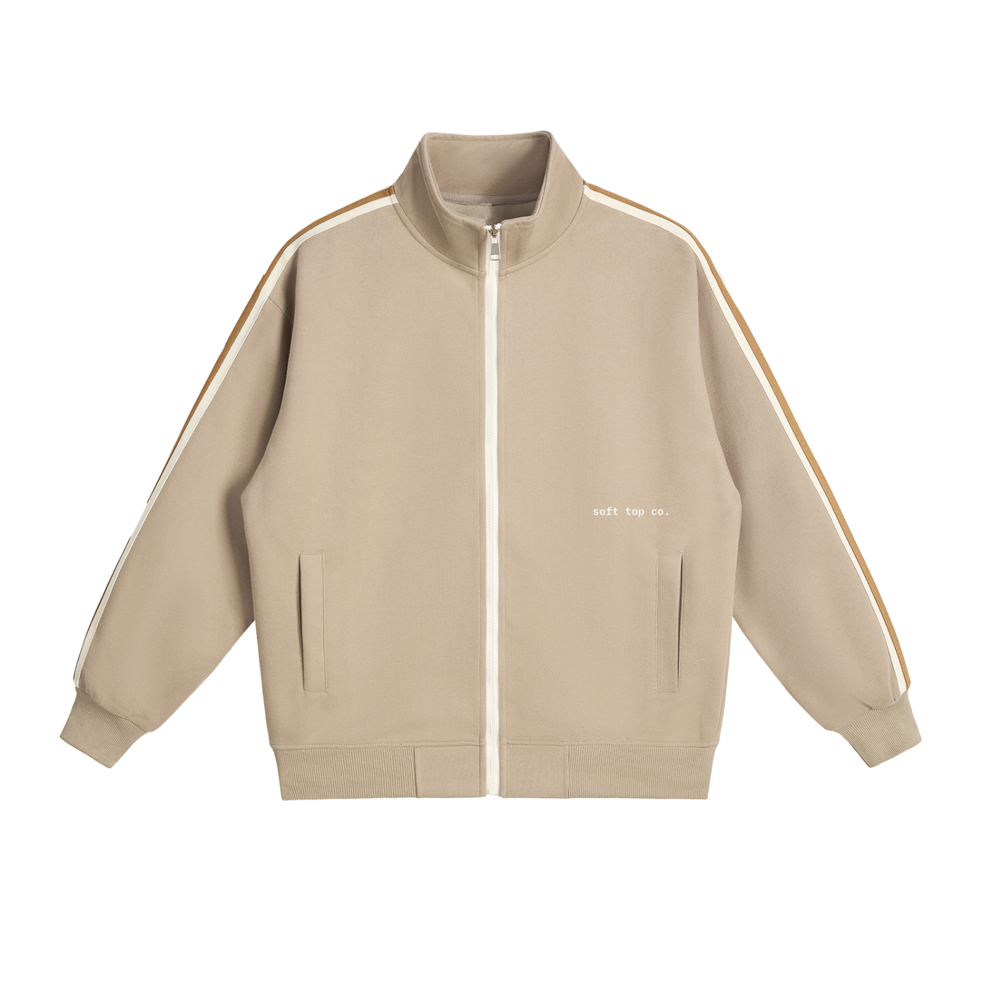 Soft Top Co. Contrast Track Zip Jacket