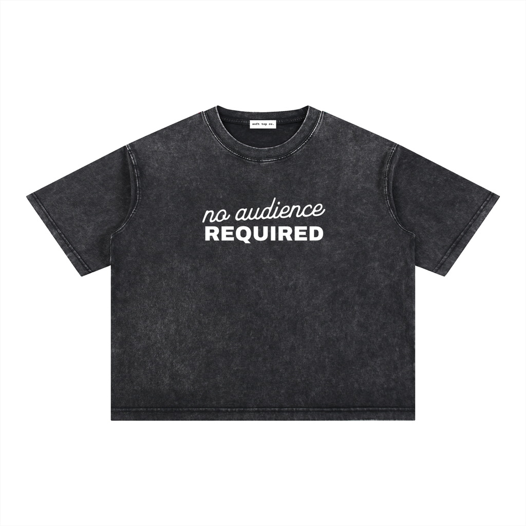 Snow-Washed Boxy Graphic Tee