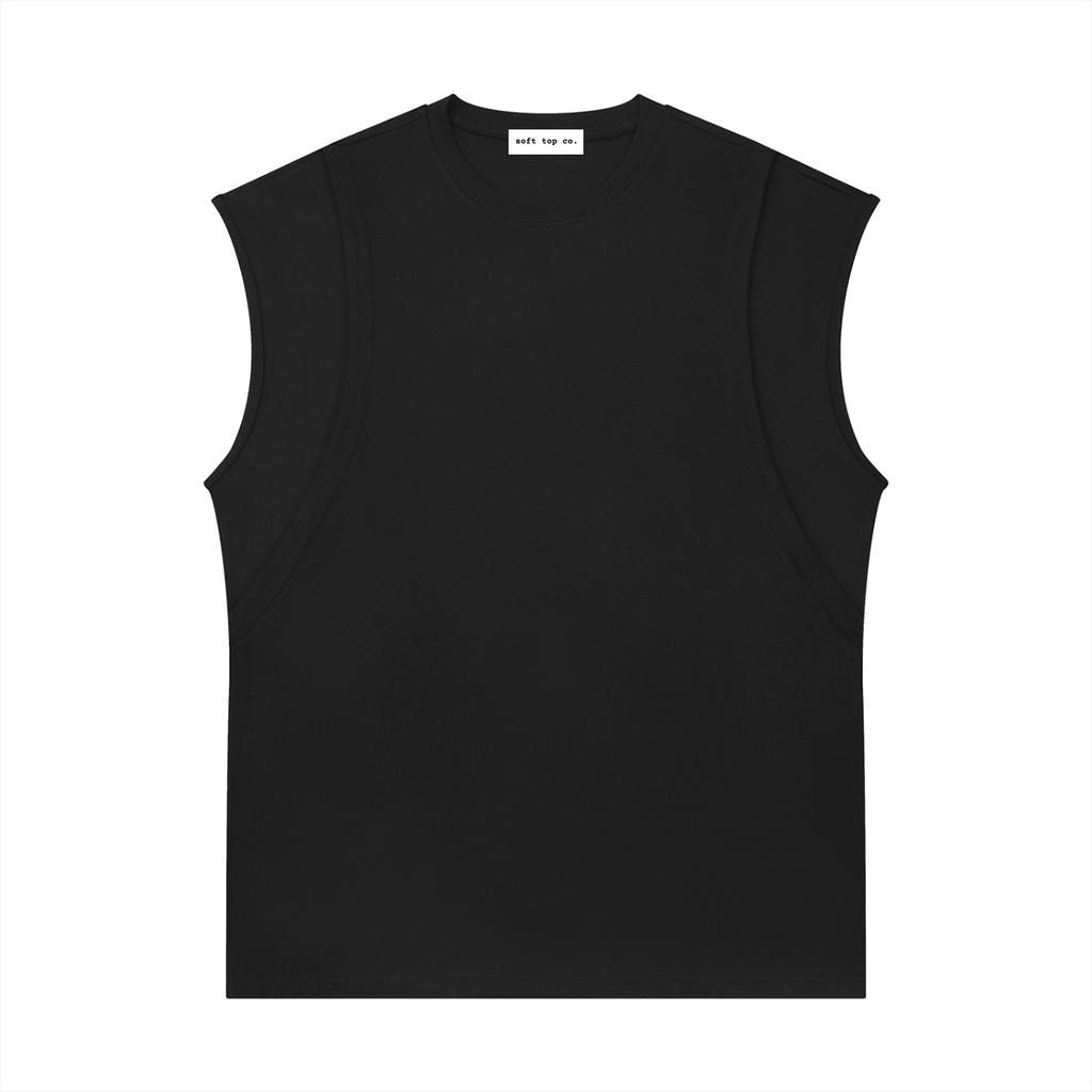 STC. Panel Sleeveless Tee
