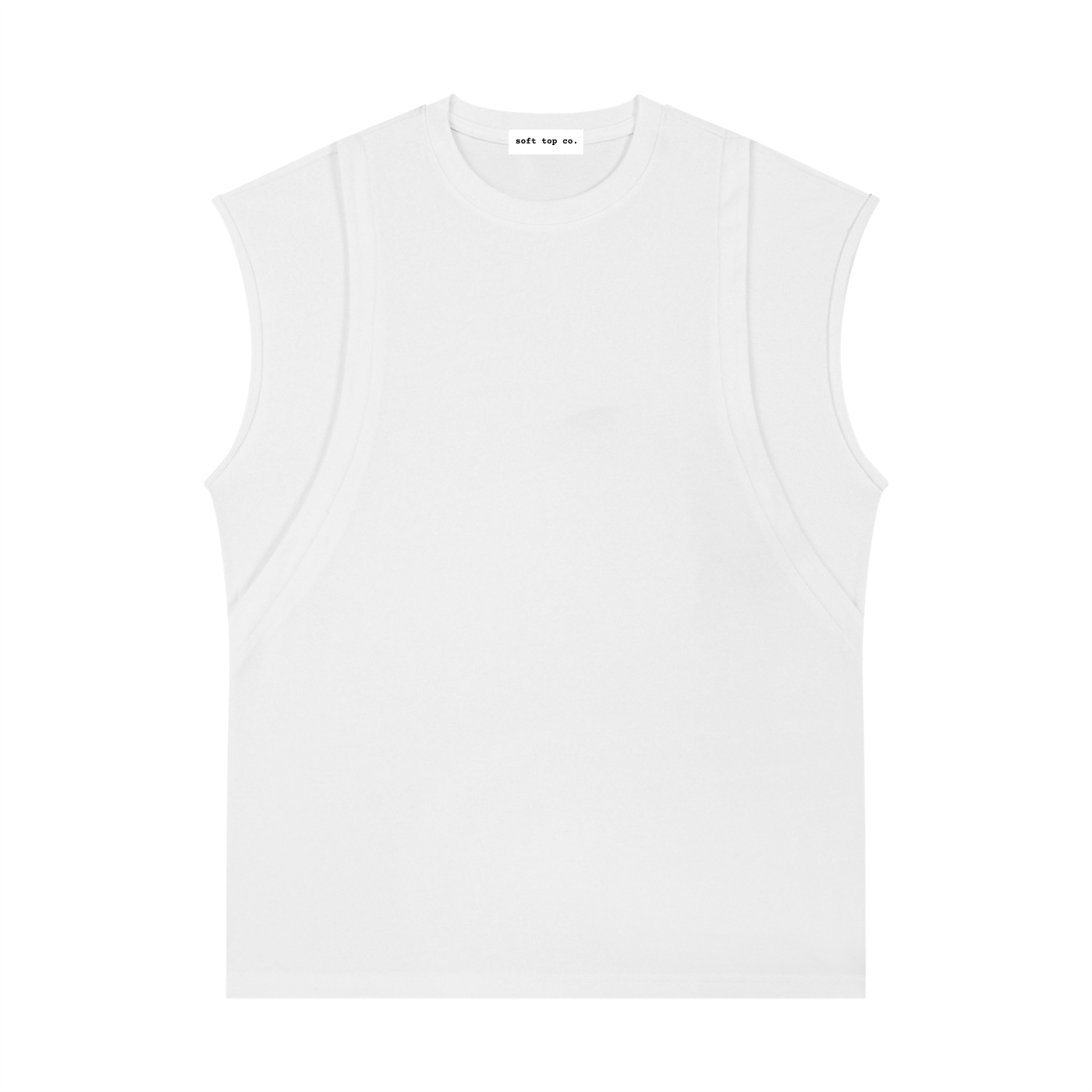 STC. Panel Sleeveless Tee