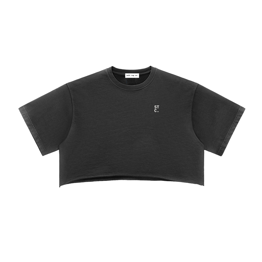 STC. Raw Edge Crop Top