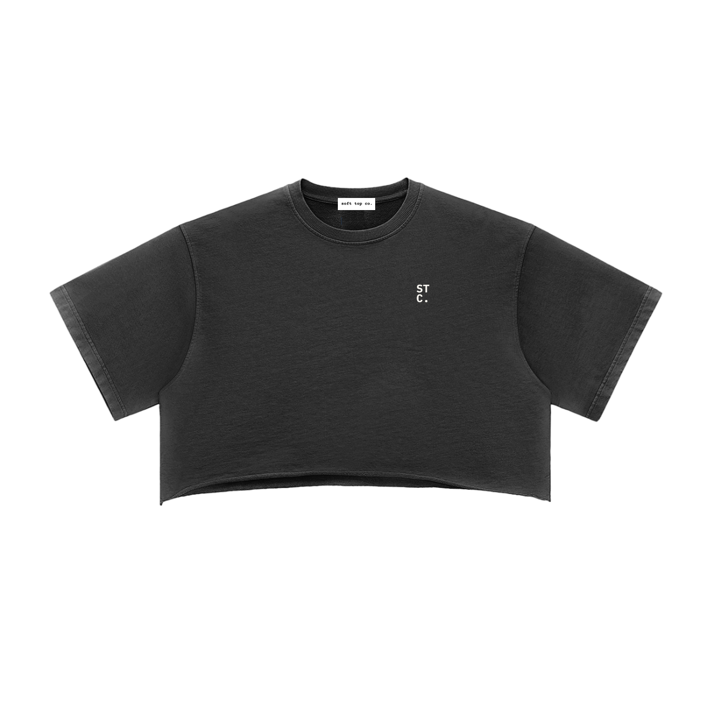 STC. Raw Edge Crop Top