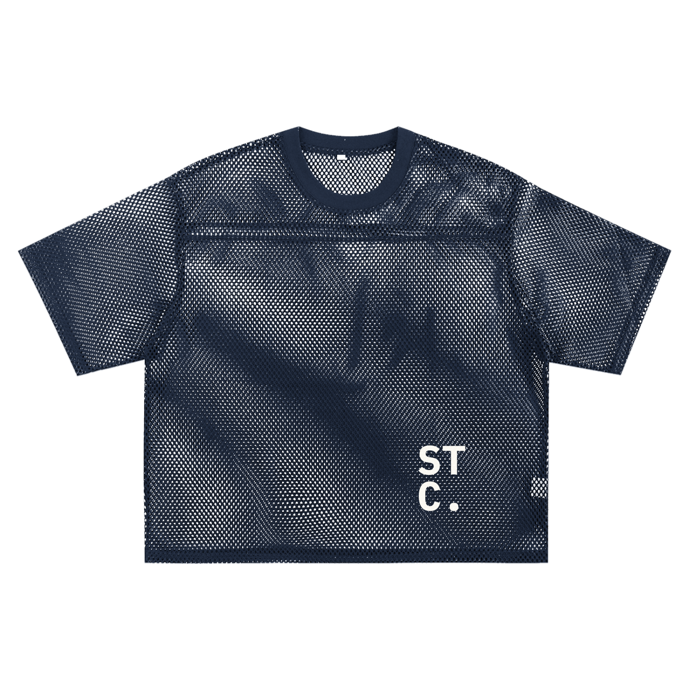 STC. Boxy Mesh Overlay Tee