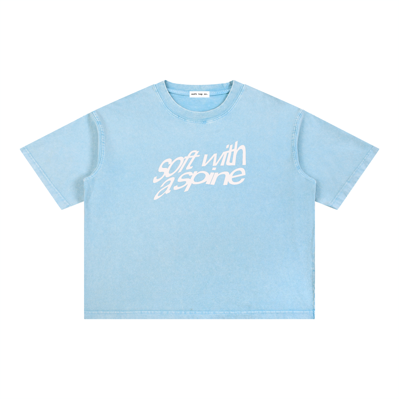 Snow-Washed Boxy Graphic Tee