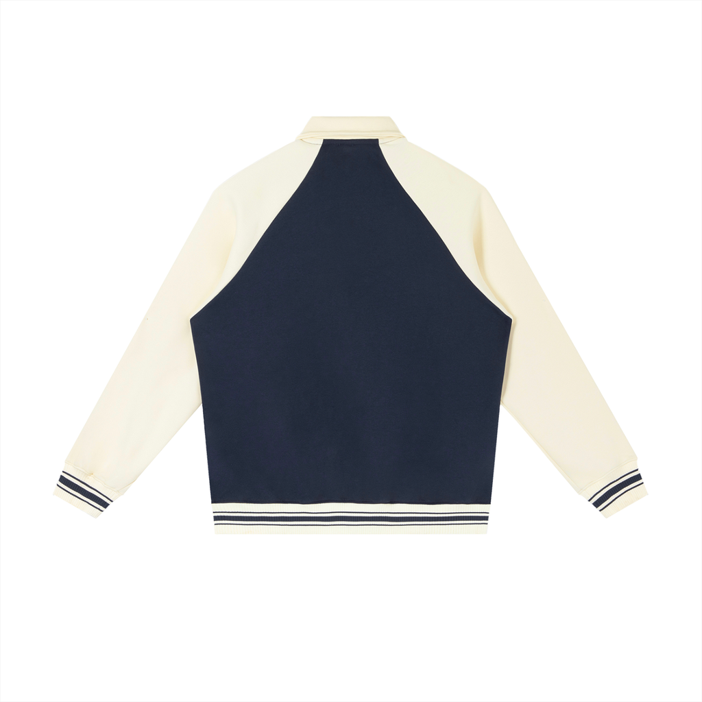 STC. Contrast Raglan Varsity Jacket