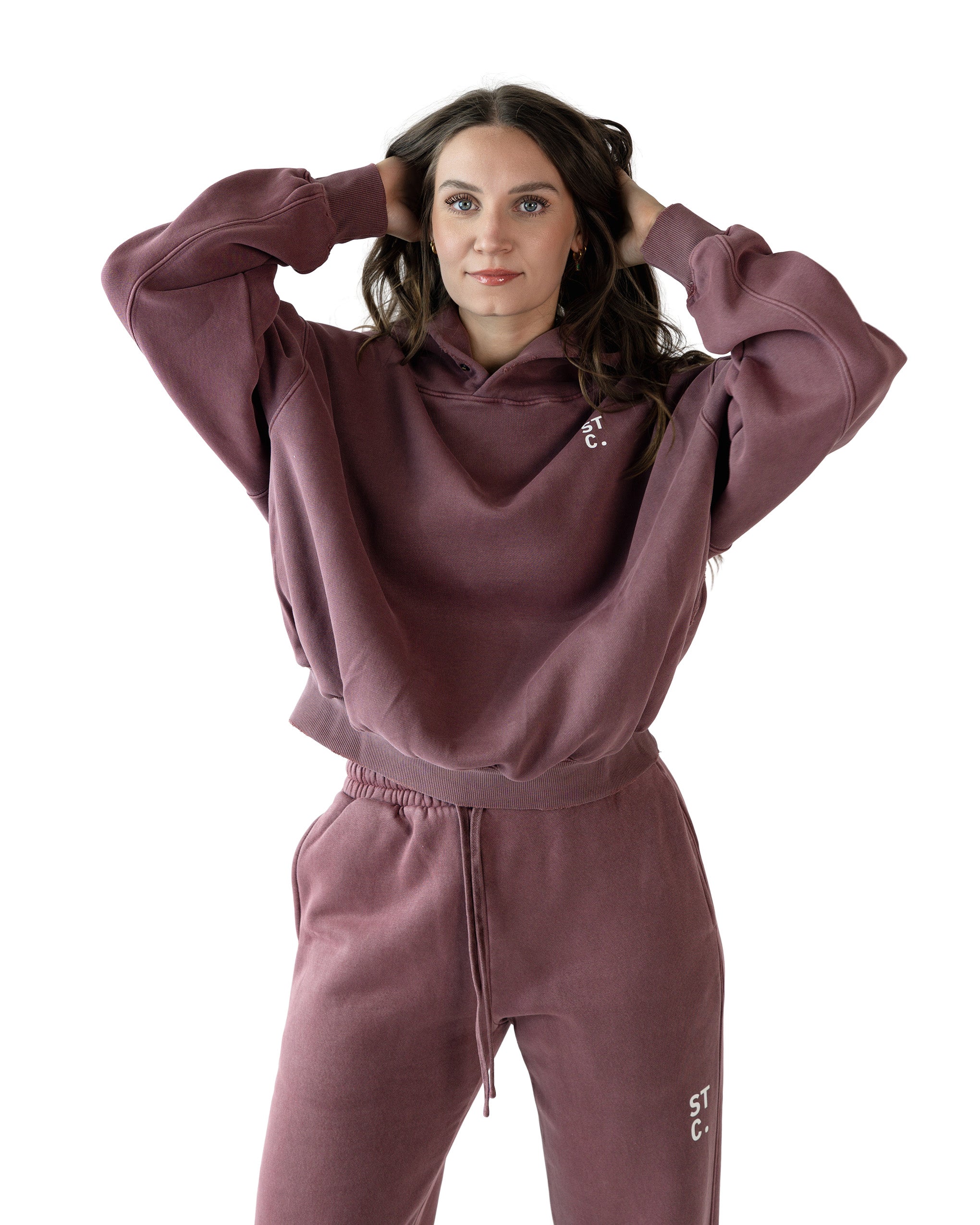 STC. Enzyme-Treated Fleece Hoodie