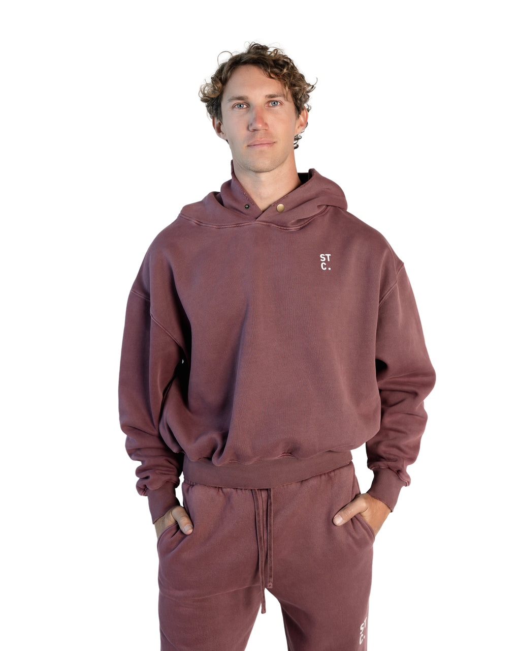 STC. Enzyme-Treated Fleece Hoodie