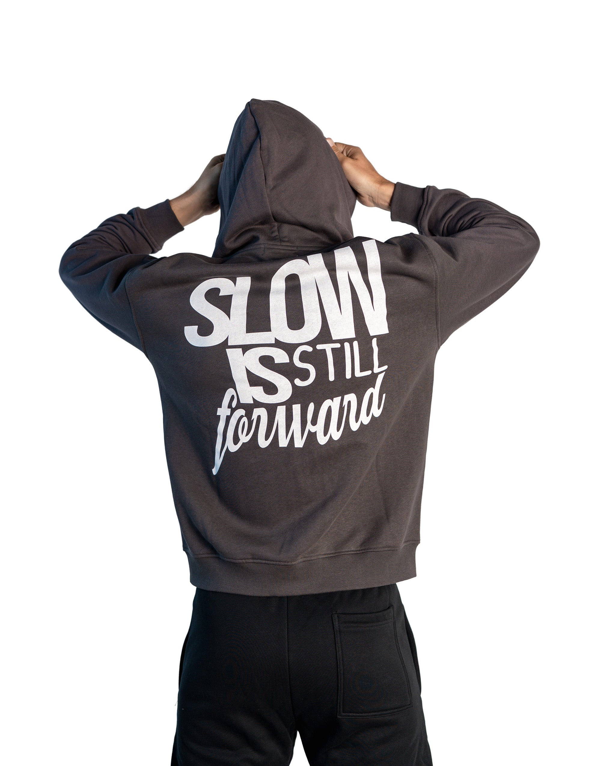 The STC. Essential Zip Hoodie — Slow Is Still Forward
