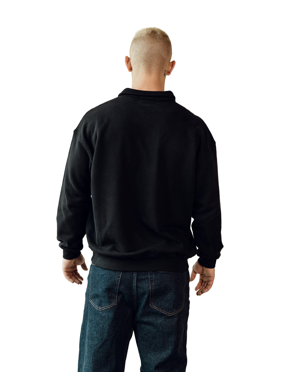 STC. Polo Sweatshirt – Heavyweight Polo-Collar Sweatshirt