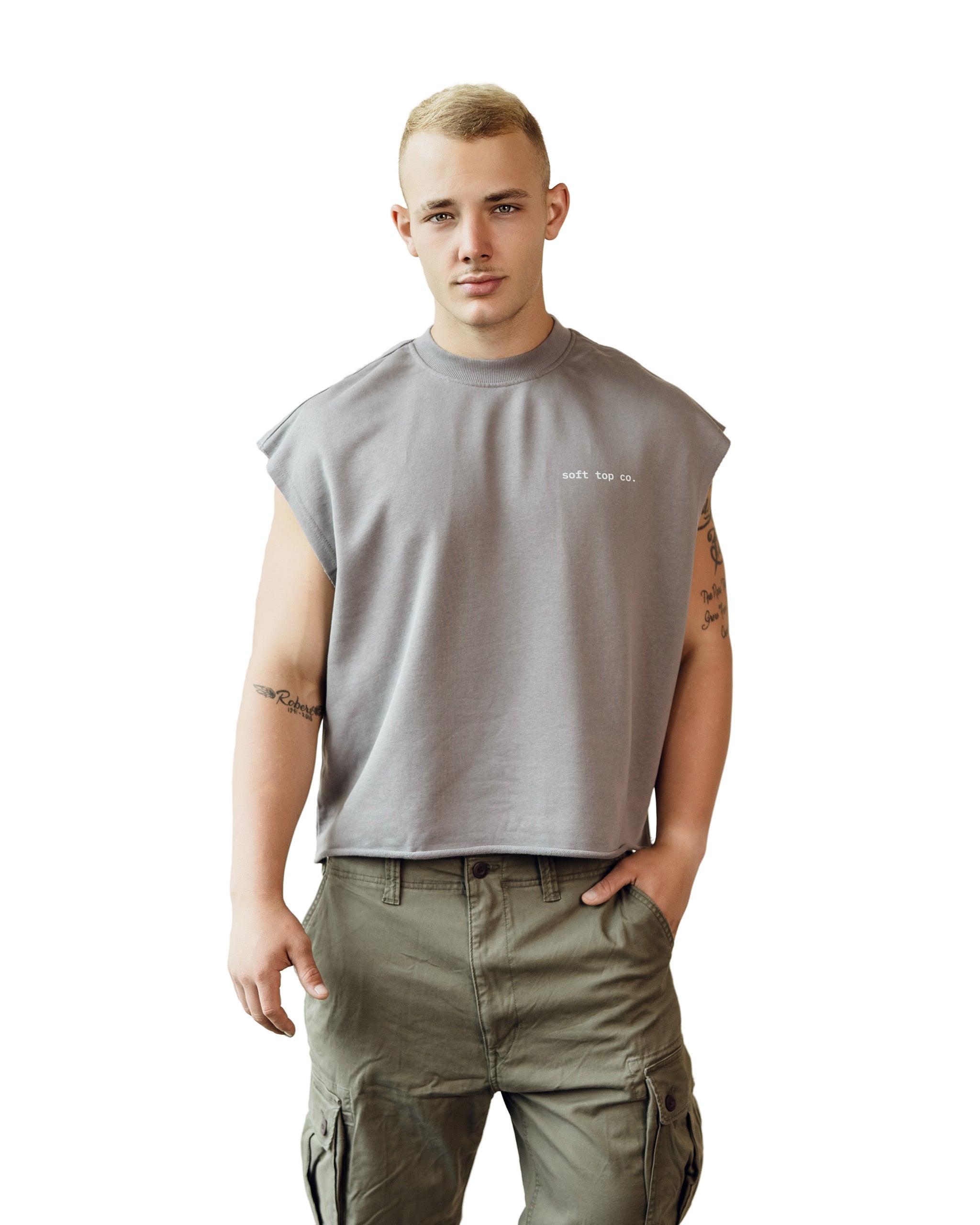 Soft Top Co. Tank – French Terry Boxy Tank Top