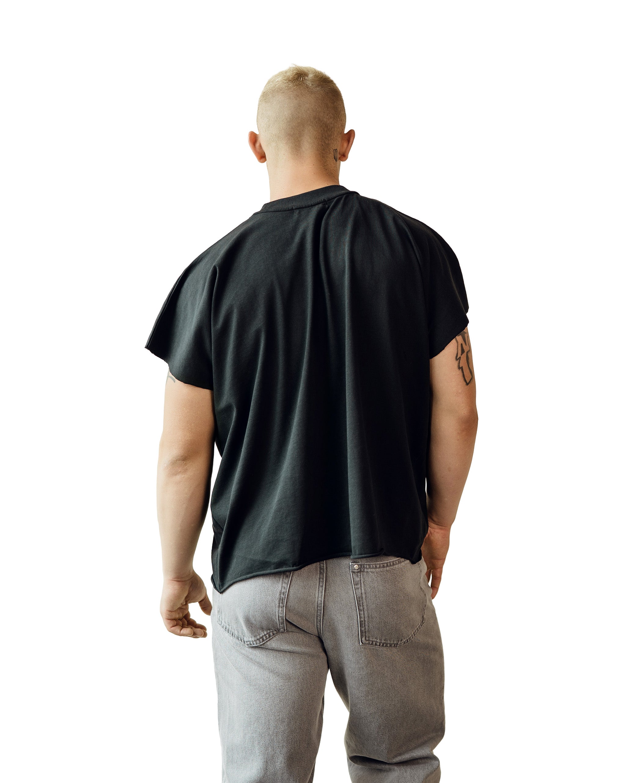 Soft Energy Club  — Raw Edge Boxy Tee Unisex Fit